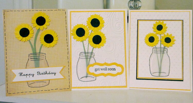 Sunflower cards