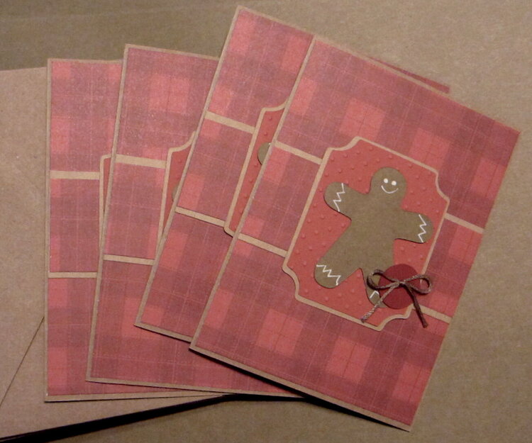Gingerbread Man cards