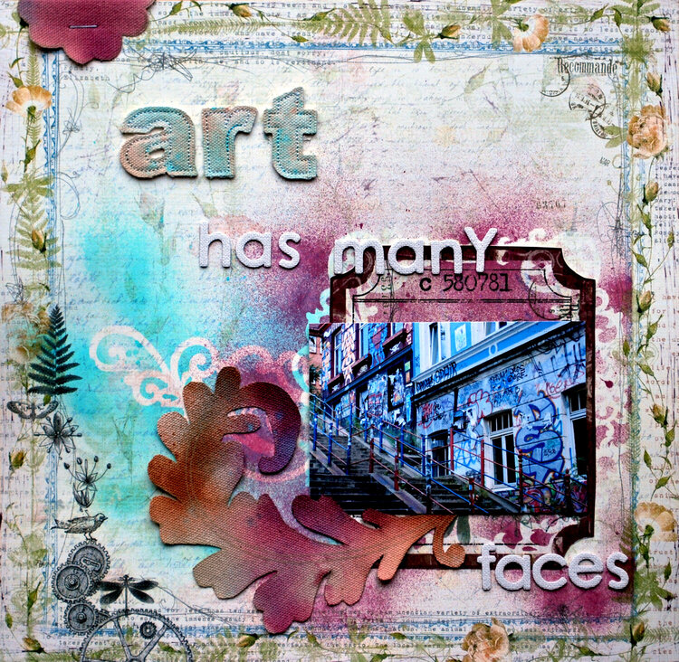 Art Has Many Faces *Prima-Tattered Angels*