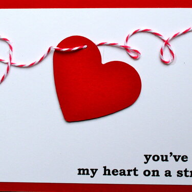 you&#039;ve got my heart on a string