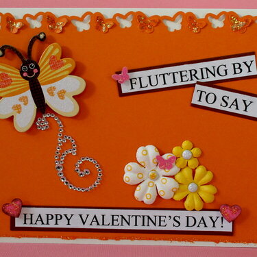 Fluttering by to say Happy Valentine&#039;s Day!