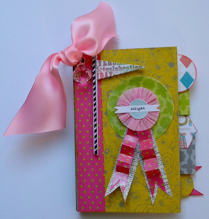 Card/Mini Book (Soriee line Pink Paislee)