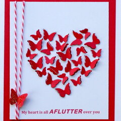 My heart is all aflutter over you