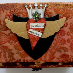 Altered Art Heart Box-Project From Creative Escape