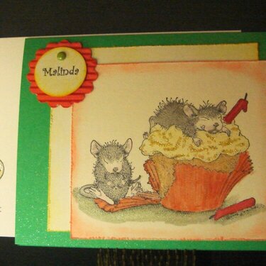Birthday House Mouse (personlized)