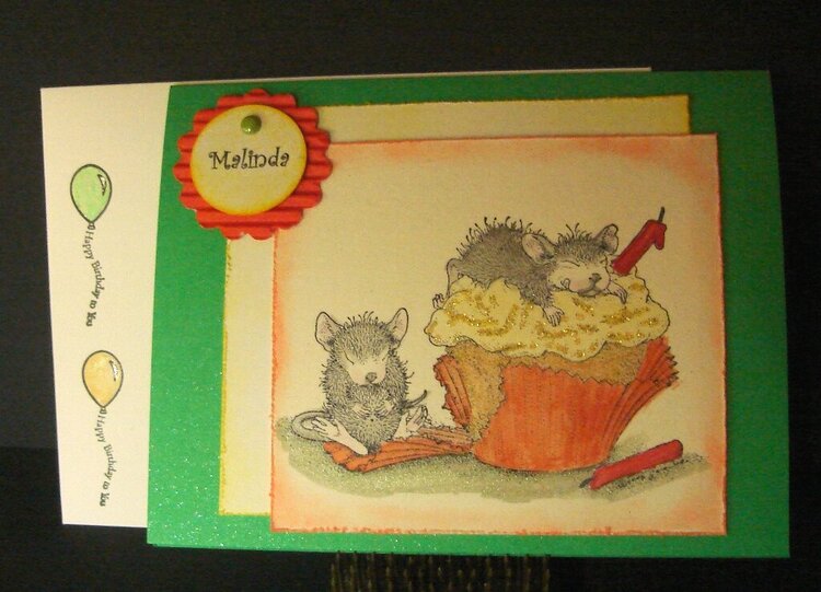 Birthday House Mouse (personlized)