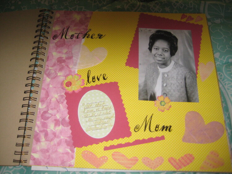Mother&#039;s Day Layout