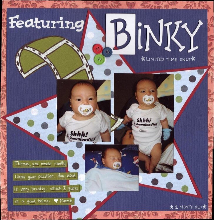 Featuring Binky - Limited Time Only