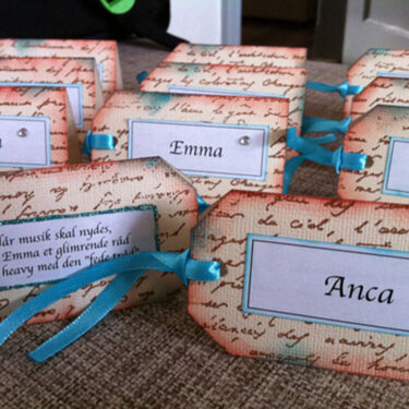Seat place cards