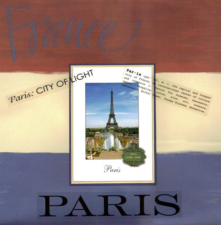Paris Title Page
