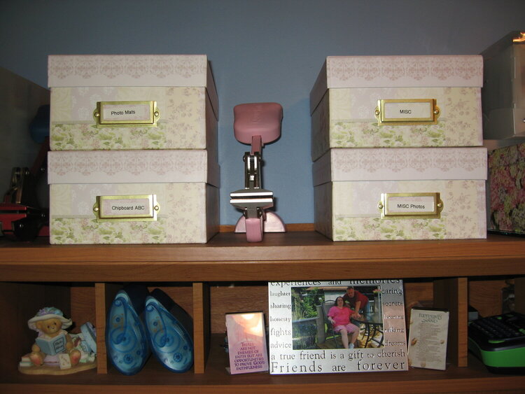 Photo boxes for storage