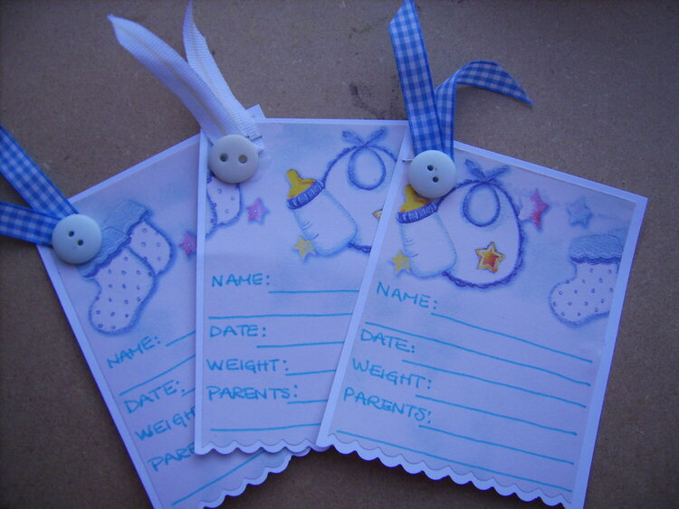 Baby Boy Announcement Cards
