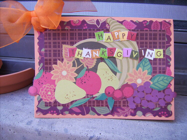 Happy Thanksgiving card