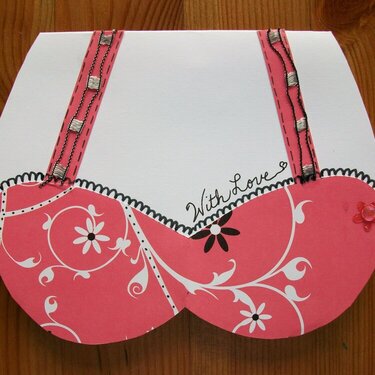 front side of valentine card