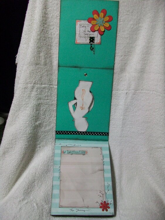 inside flip cover-pregnancy journal