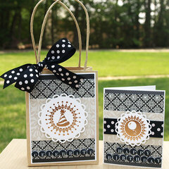 Birthday Card and Gift Bag Set *Momenta + Clearsnap*