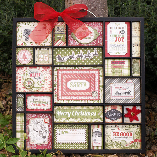Christmas Altered Tray - My Creative Scrapbook