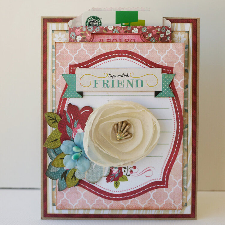 Top Notch Friend Gift Card Holder - My Creative Scrapbook