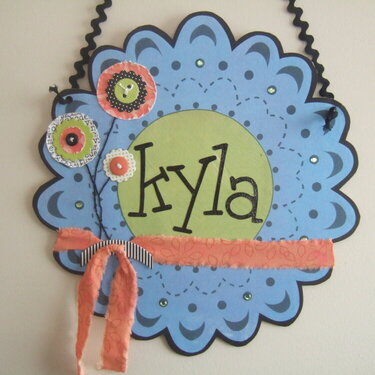 Kyla&#039;s door hanging