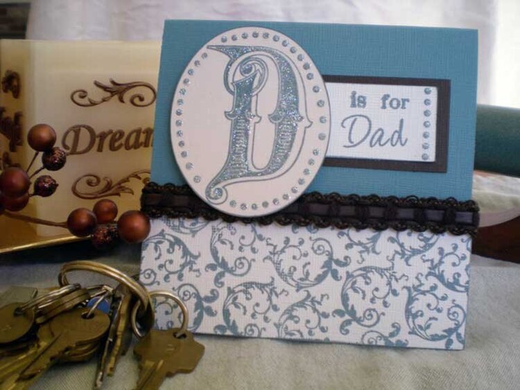 D is for Dad Card