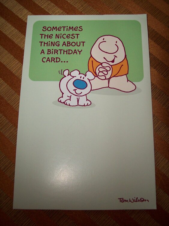 A CARD FROM A FRIEND!!!