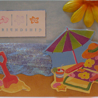 Friendship Card - Beach