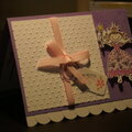 Side view of the Birthday Princess card