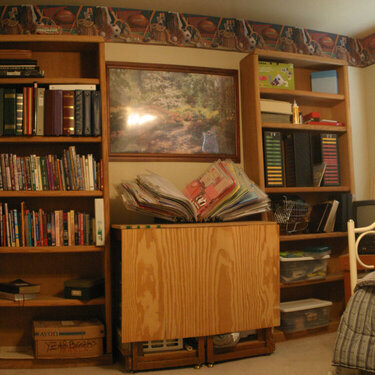 My Library/Scrap/Sewing Area