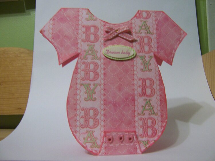 Baby card for Christine shower