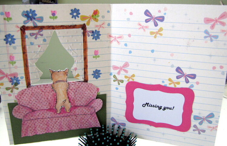 inside of puppy card