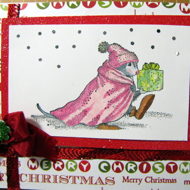 mouse christmas card