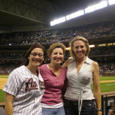 Astros - Susan, Katherine and I