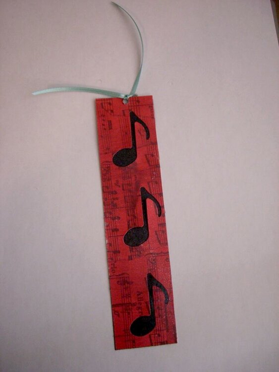 Music note bookmark