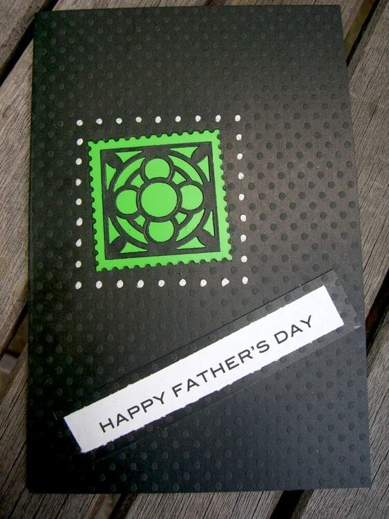 Abstract Father&#039;s Day Card