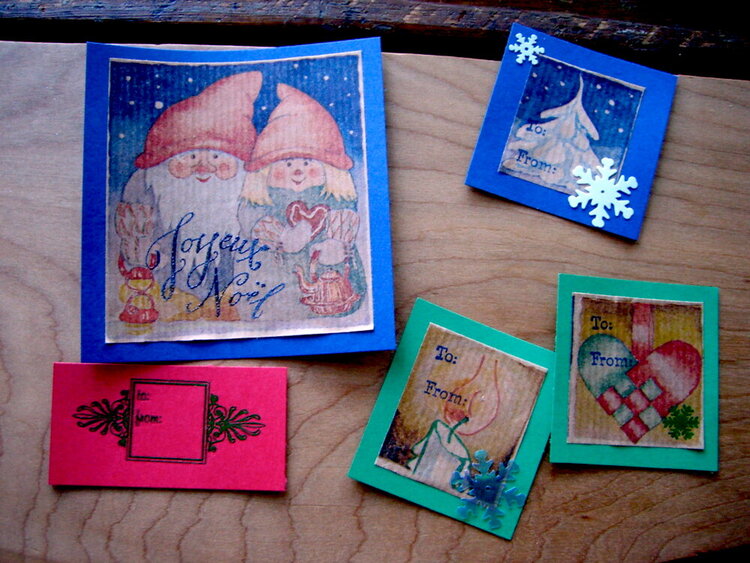 Christmas Gift Tags: Batch One