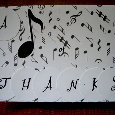 Walk for Music Thank You Cards Batch A