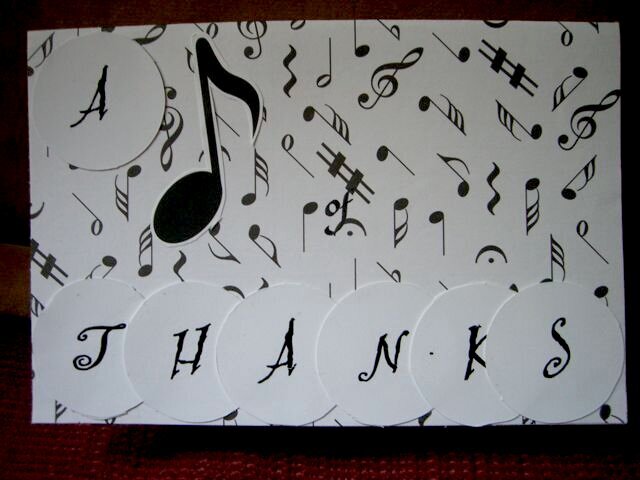 Walk for Music Thank You Cards Batch A