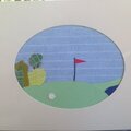 Father's Day Golf Course Card