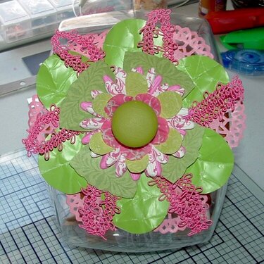 Ribbon &quot;cookie&quot; jar