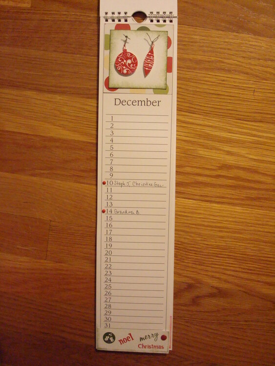 Event Calendar - December