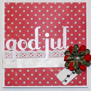 Dotted Christmas Card