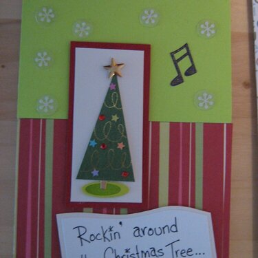 Rocking &#039;round Christmas Tree Card