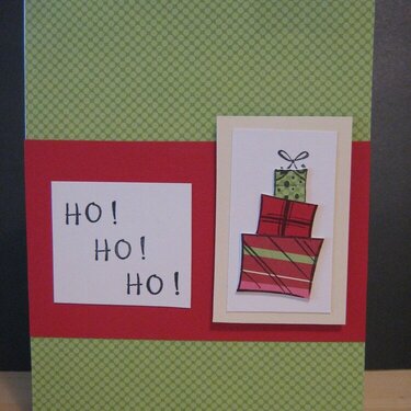 Ho! Ho! Ho! Presents Card