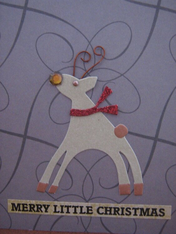 Inset: Little Christmas Reindeer