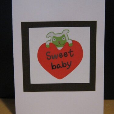 Sweet Baby Card
