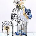 Teresa Collins "Everyday Moments" Altered Birdcage