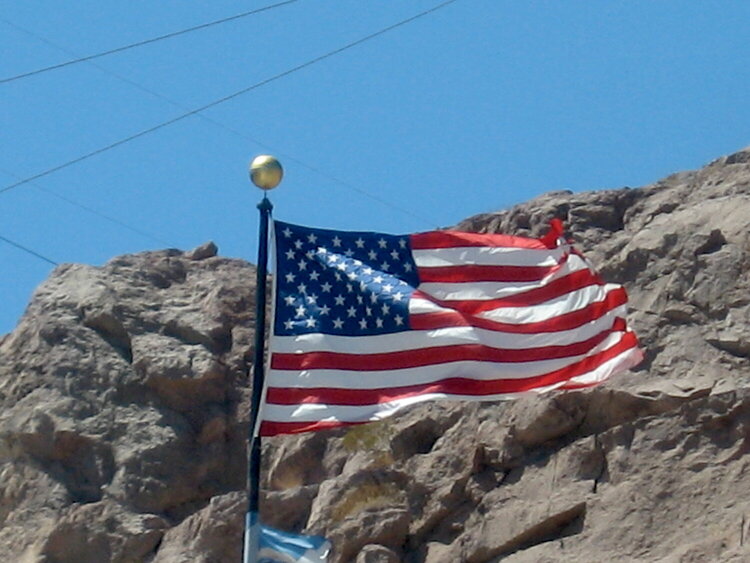 POD 08/26/08 Hoover Dan&#039;s flag.