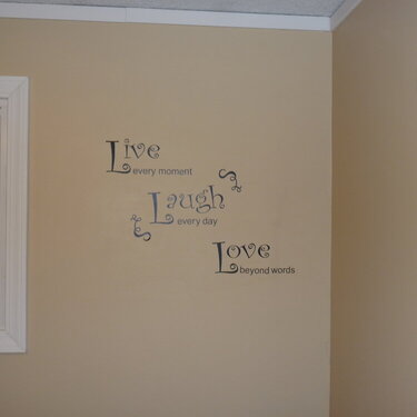 Vinyl Wall Quote (Guest Room)
