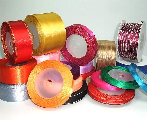 Assortment of Satin Ribbons