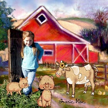 Gracie Mae Little Farm Girl